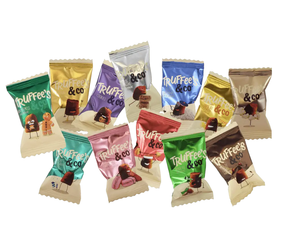 Truffee's & Co Chocolate Truffles - Individually Wrapped - 1 KG
