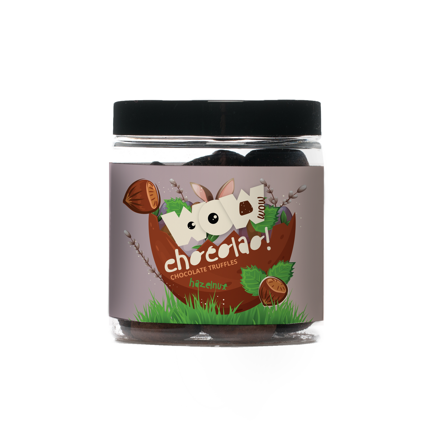 Hazelnut - Easter Chocolate Truffles - 130g Gifting jar