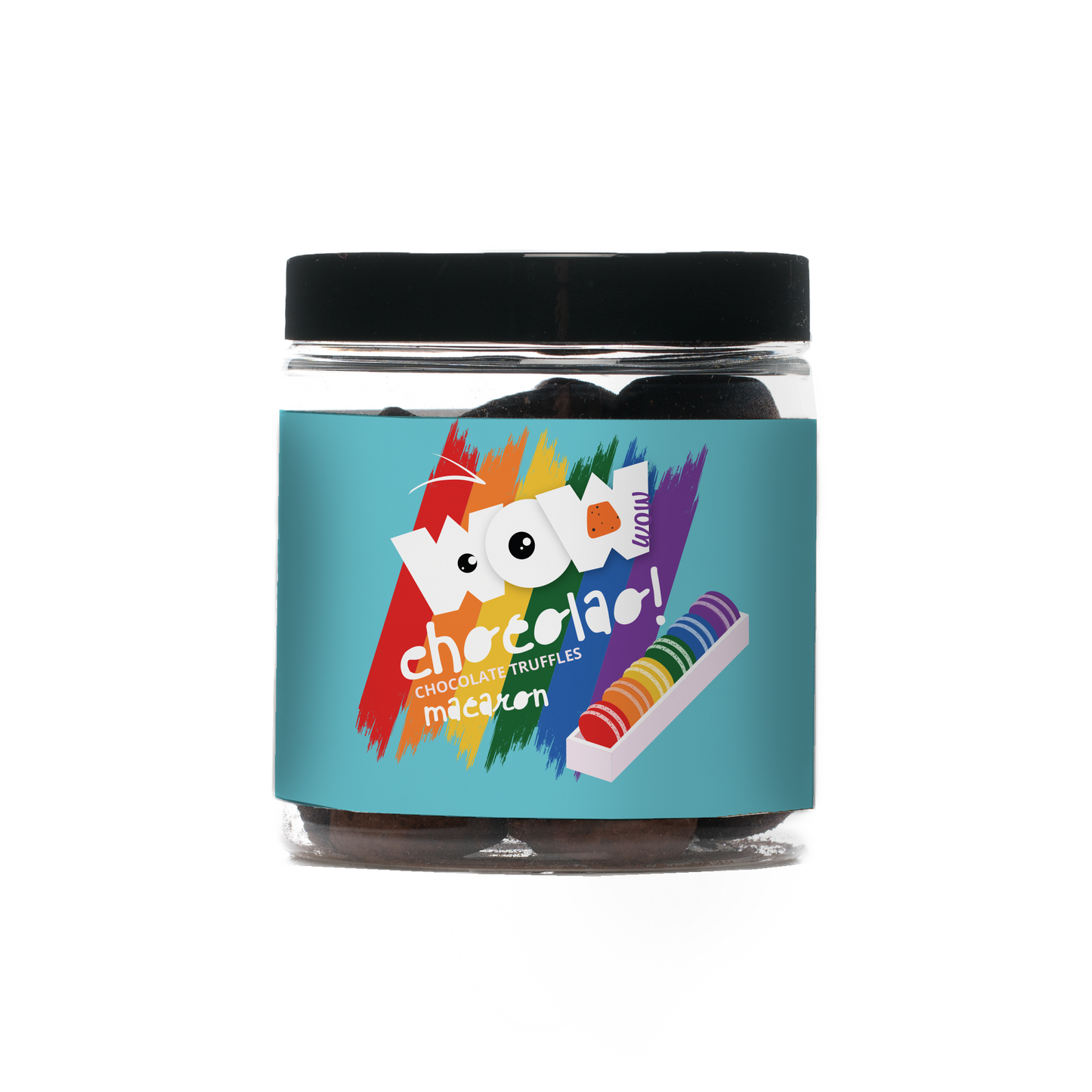 Macaron Pride month Chocolate Truffles - 130g Gifting jar