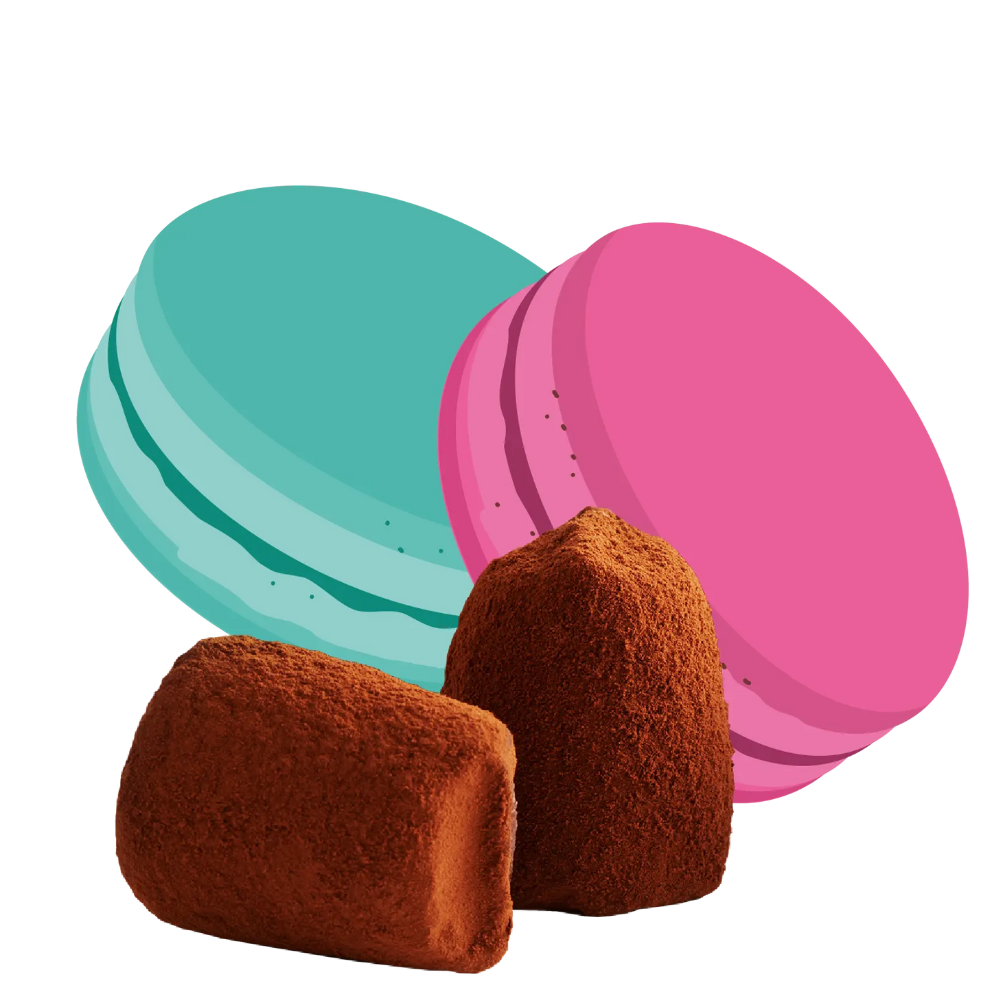 Parisian Macaron Chocolate Truffles - Bulk