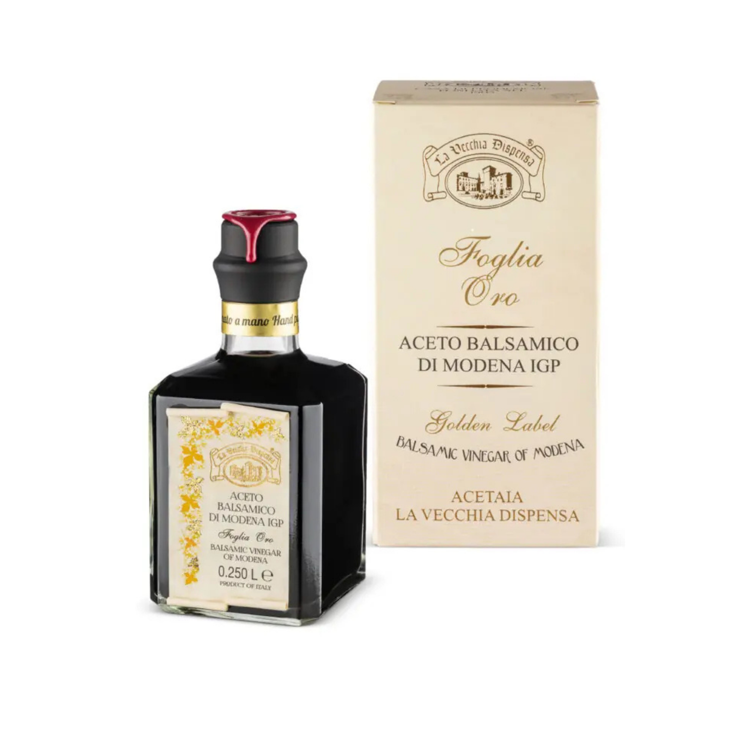 La Vecchia Dispensa, Goud Label Balsamicoazijn uit Modena IGP – Cadeau Editie