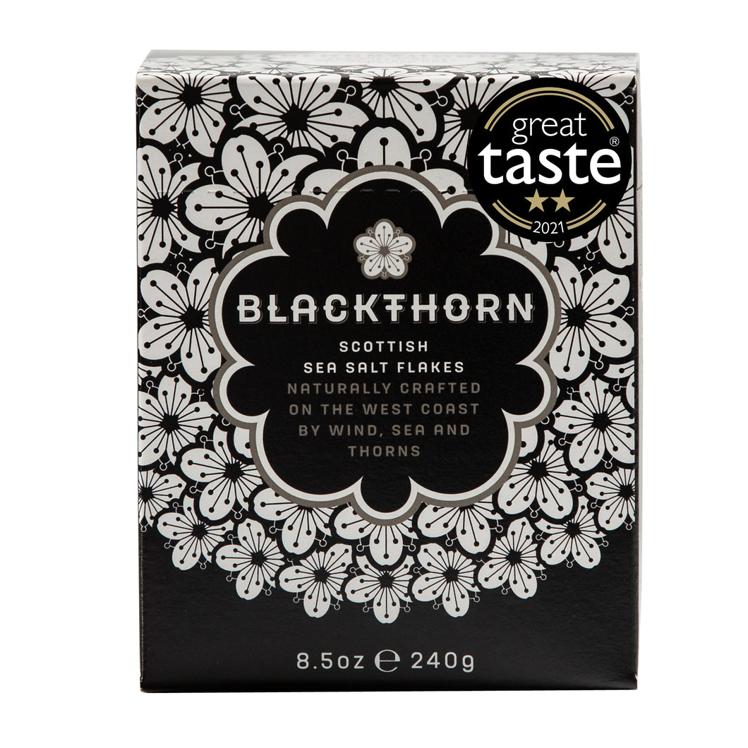 Blackthorn Schotse Gourmet Zeezoutvlokken 240gr | Scottish Sea Salt Flakes | Natuurlijk Zout | Culinair zeezout