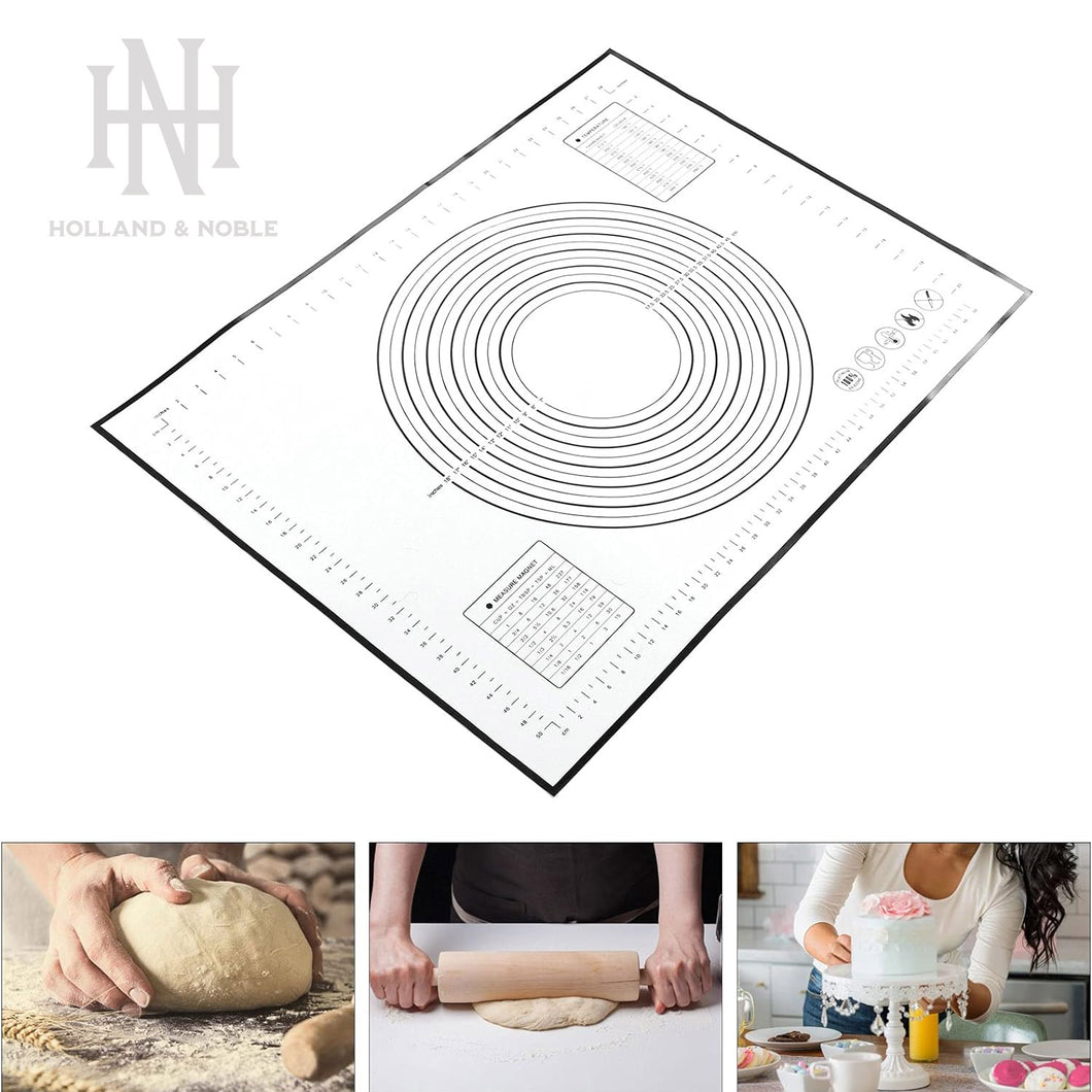 Holland & Noble | Siliconen Bakmat / Pizzamat | 80x60cm | Antislip