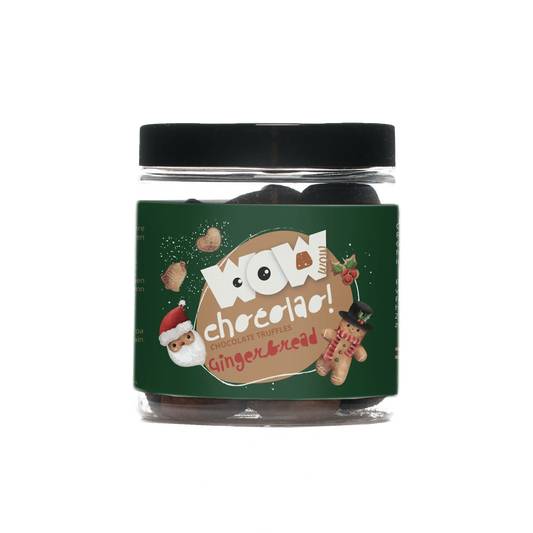 Gingerbread - Christmas Chocolate Truffles - Gifting jar 130g