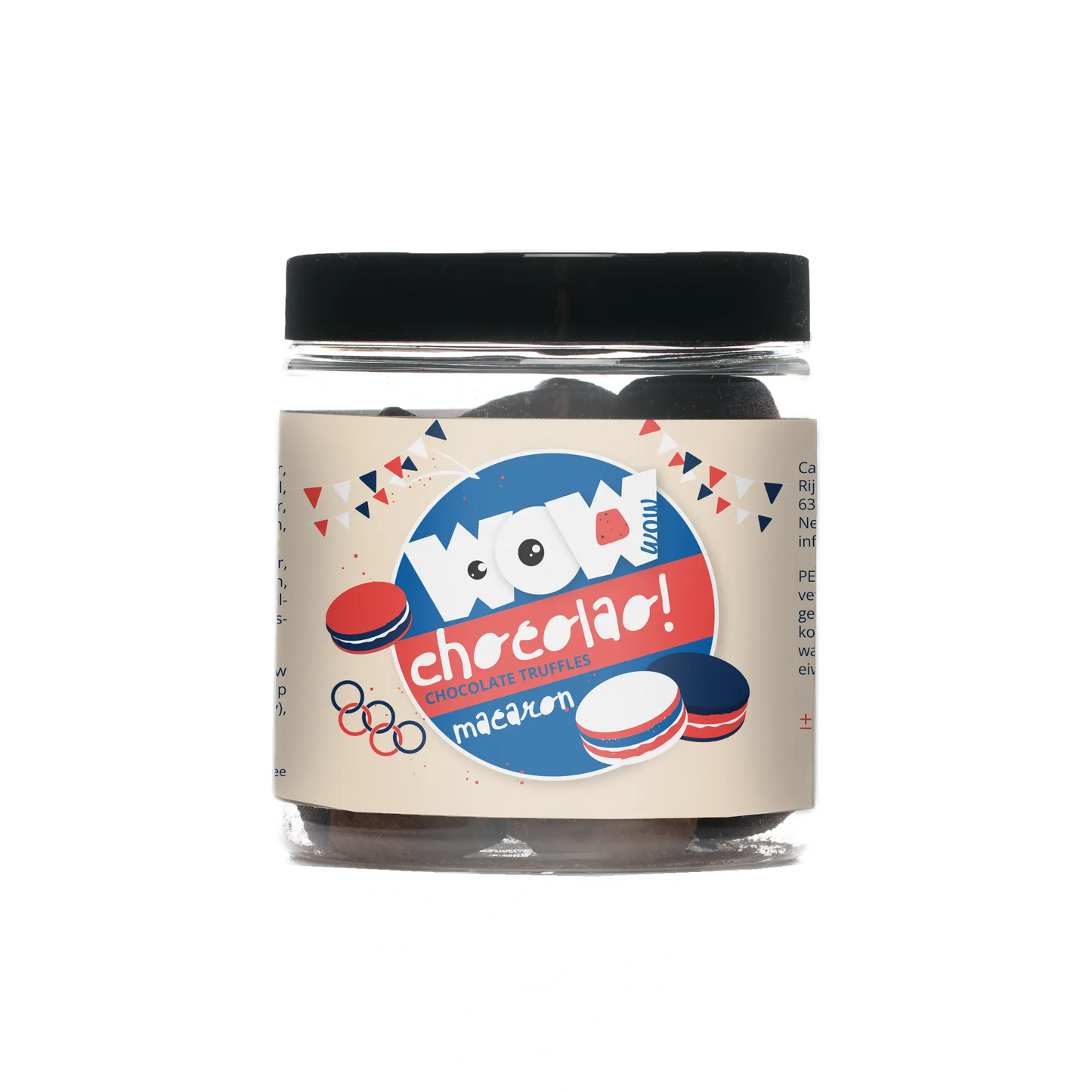 Macaron Chocolate Truffles - Olympics 2024 - Gifting jar 130g