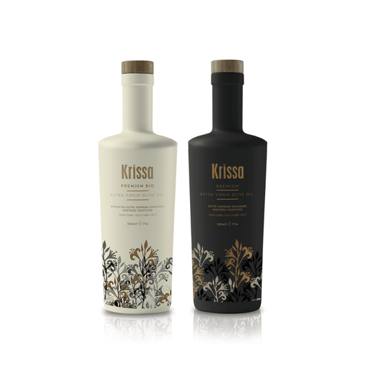 Cretan Heritage Griekse Olijfolie Duo: Krissa & Bio Krissa