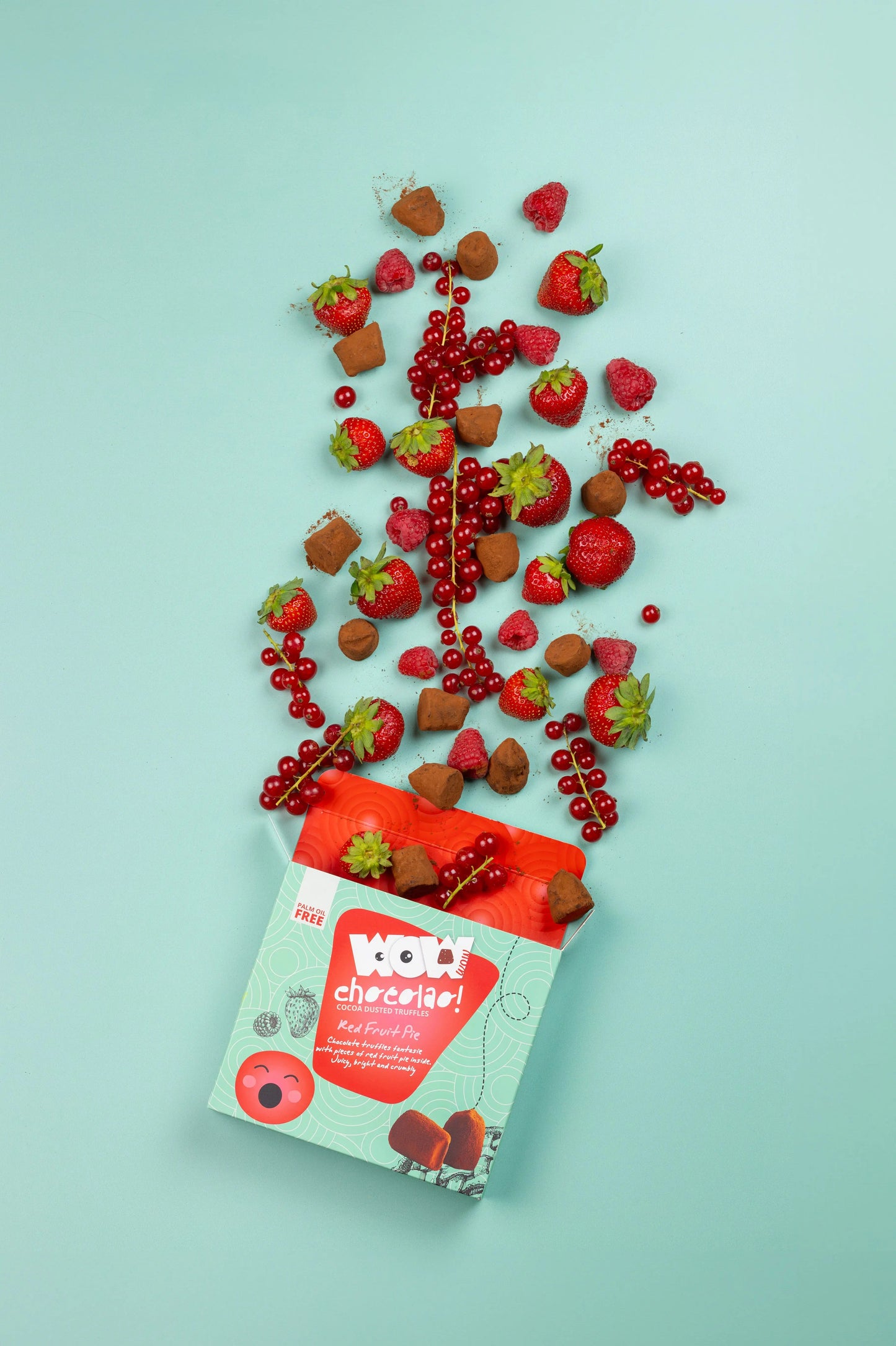 Red Fruits pie - Chocolate Truffles