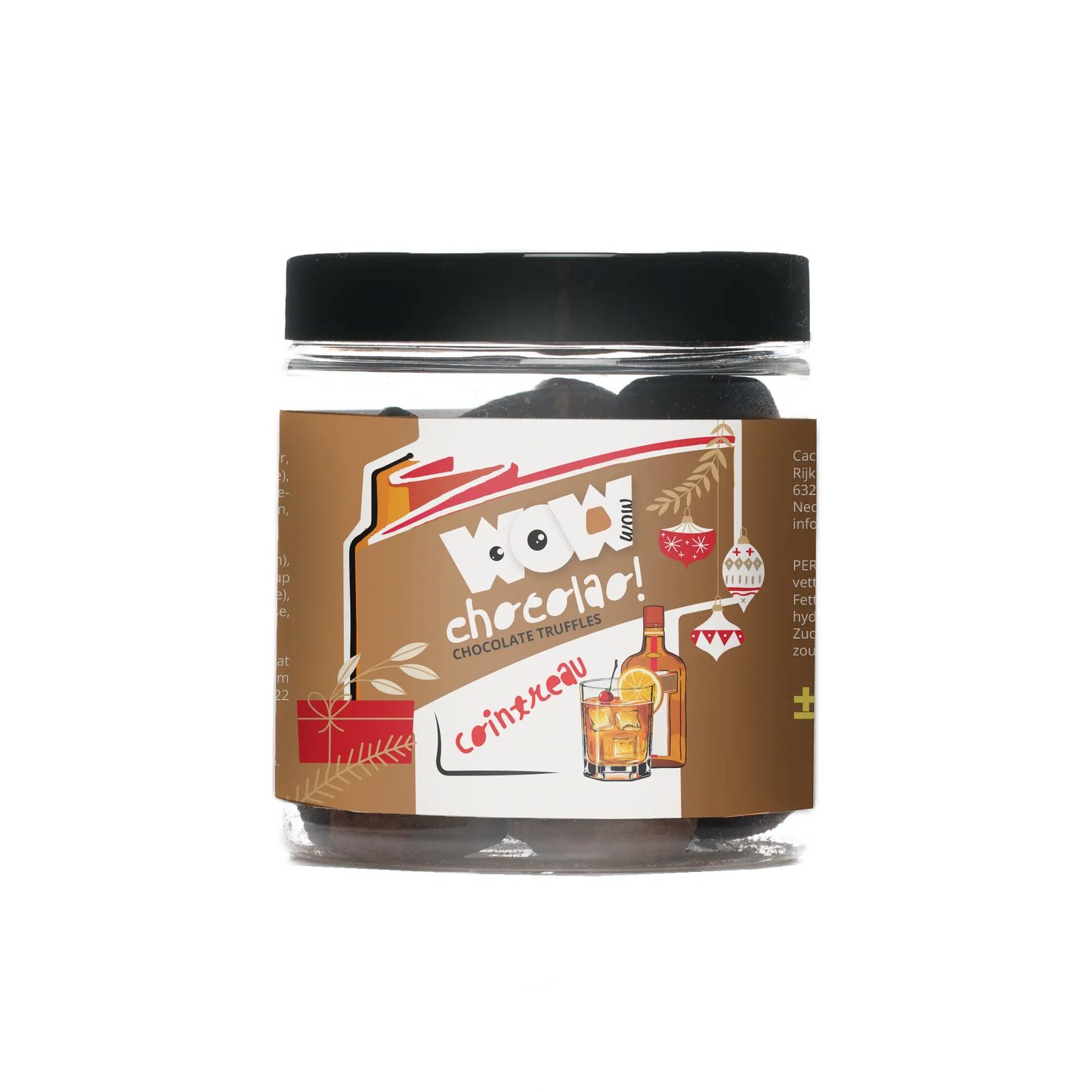 Cointreau Chocolate Truffles - Christmas Gifting jar 130g