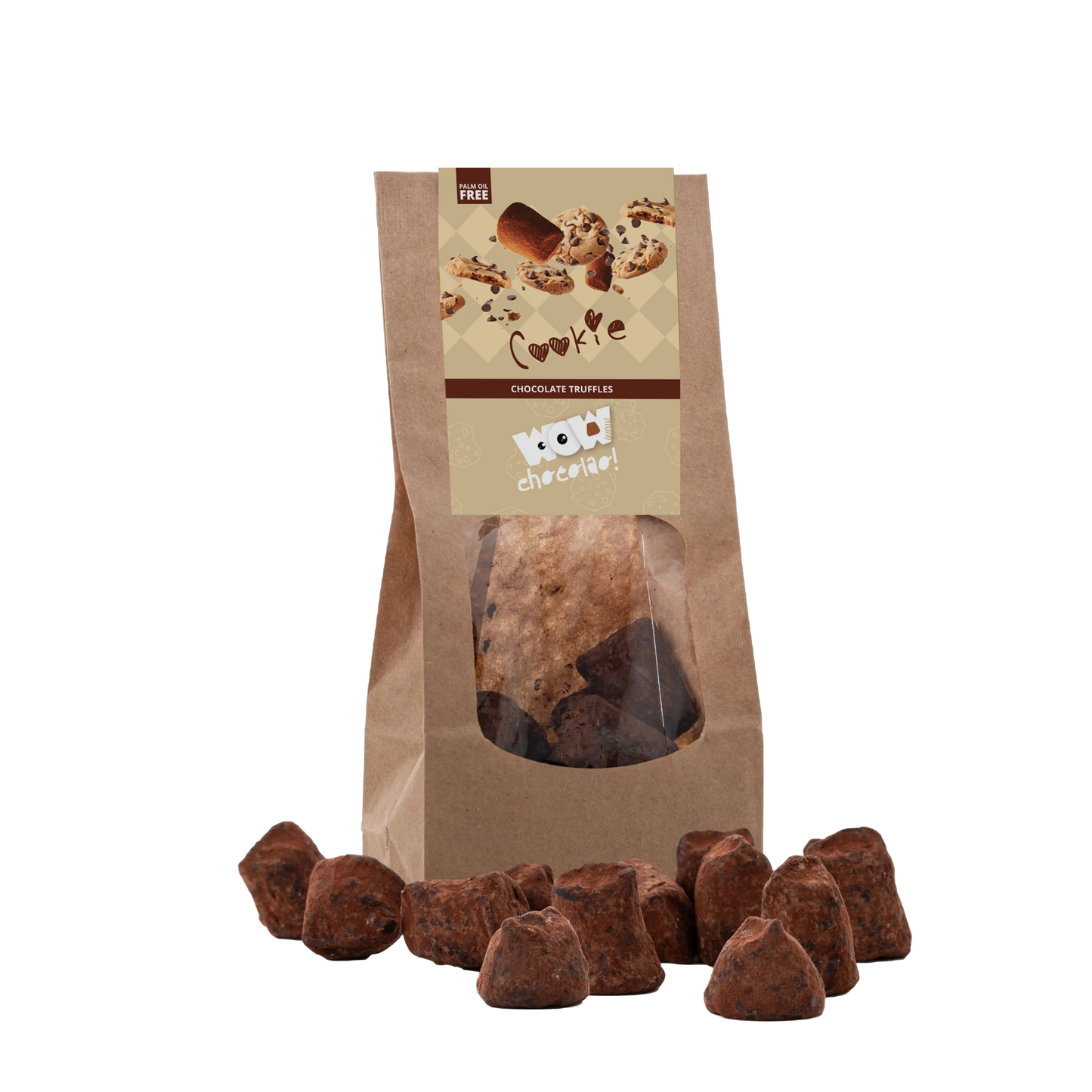 Cookies Chocolate Truffles - Biodegradable bags 130g