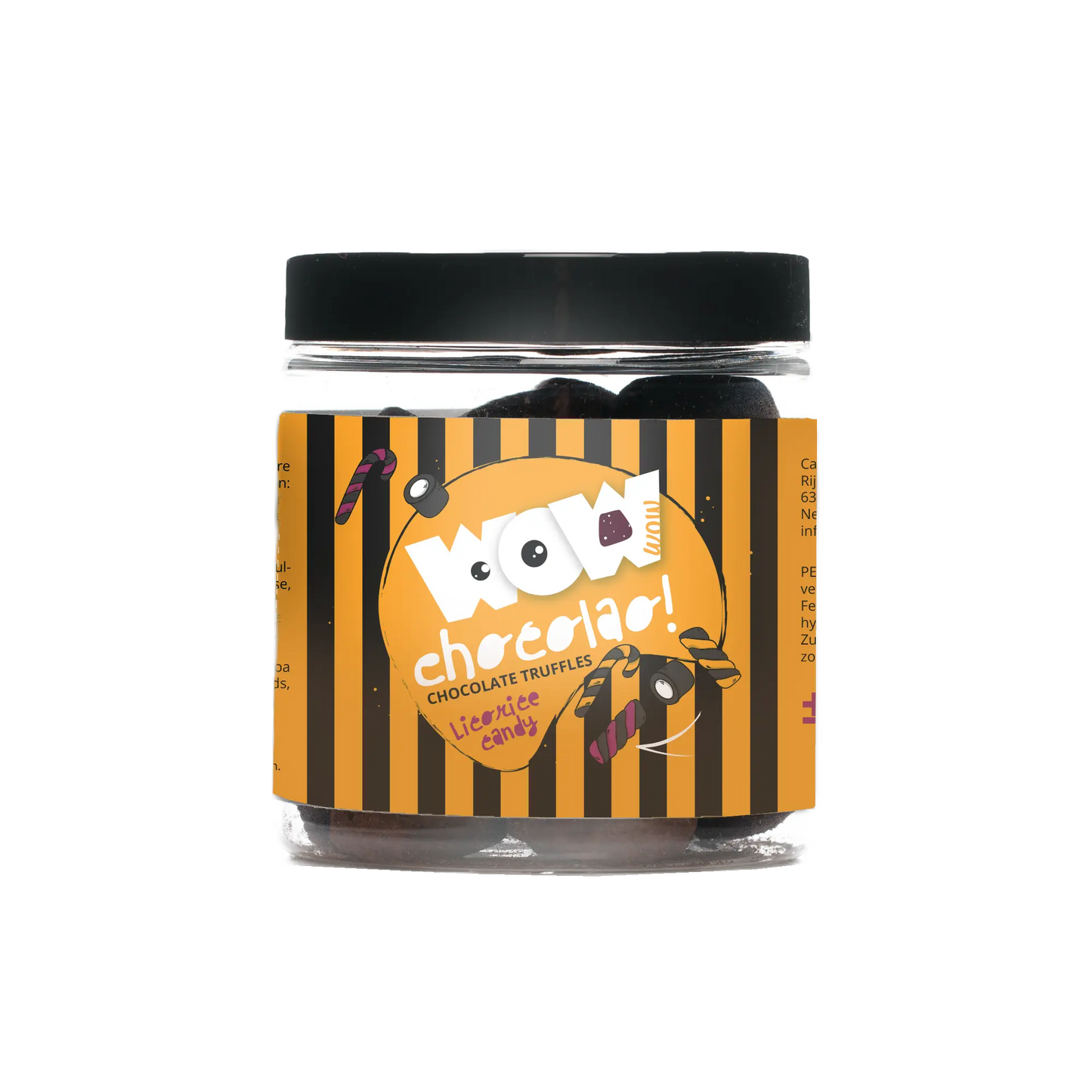 Liquorice Chocolate Truffles - 130g Gifting jar