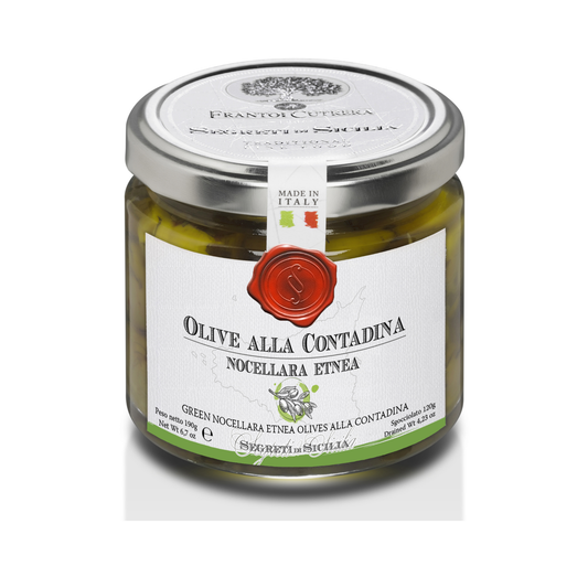 Groene Nocellara Etnea Olijven alla Contadina