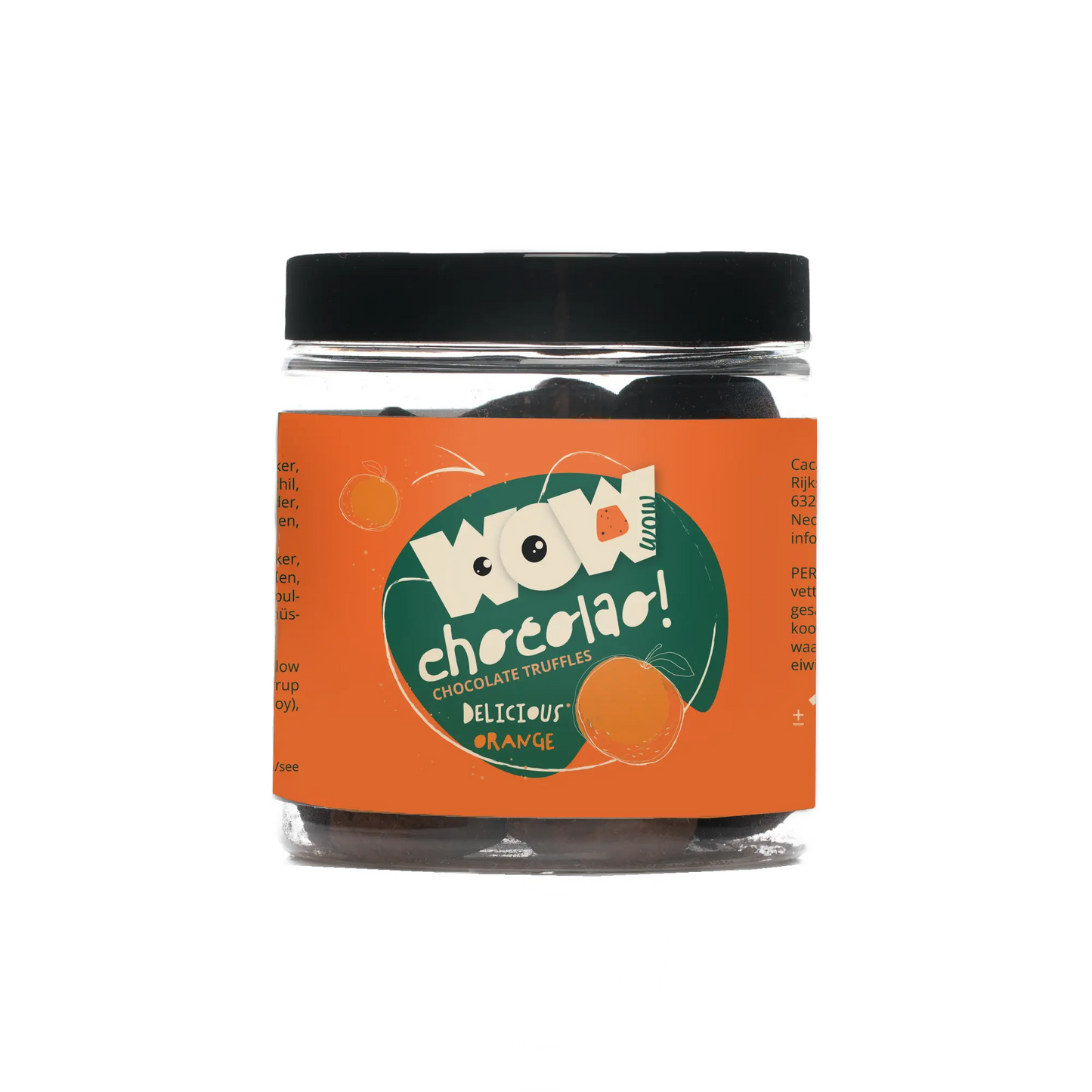 Confit Orange Chocolate Truffles - Gifting jar 130g