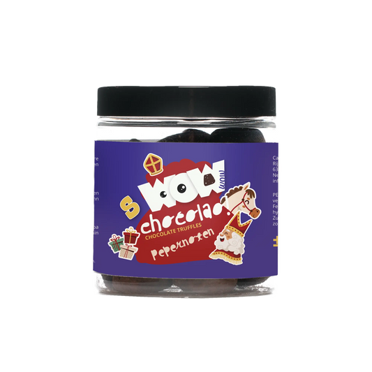 Pepernoten Chocolate Truffles - Sinterklaas edition - Gifting jar 130g