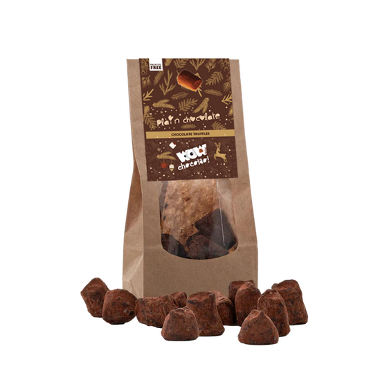 Plain Chocolate Truffles - Christmas Edition - Biodegradable bag 130g