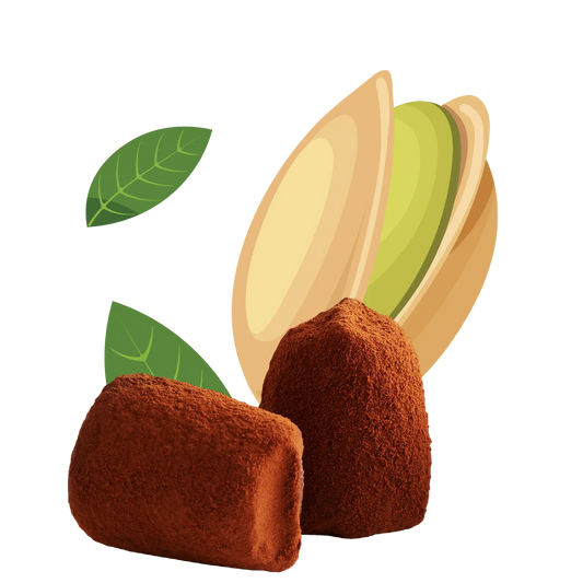 Pistachio Chocolate Truffles - bulk