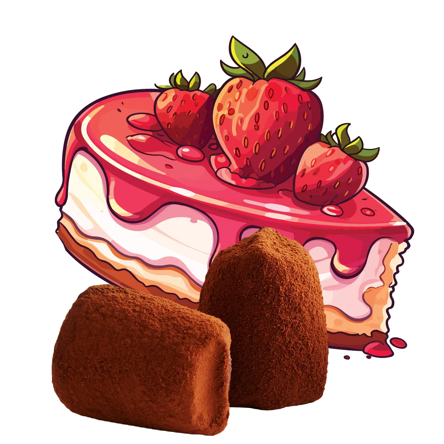 Red Fruits Pie Chocolate Truffles - Bulk