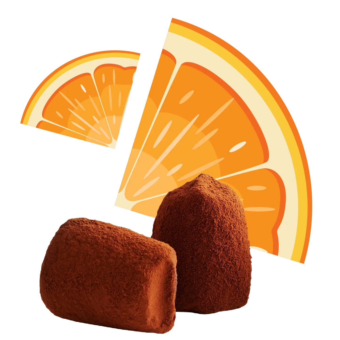 Confit Orange Chocolate Truffles - Bulk