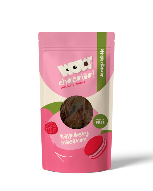 Raspberry Macaron - 200g Biodegradable bag