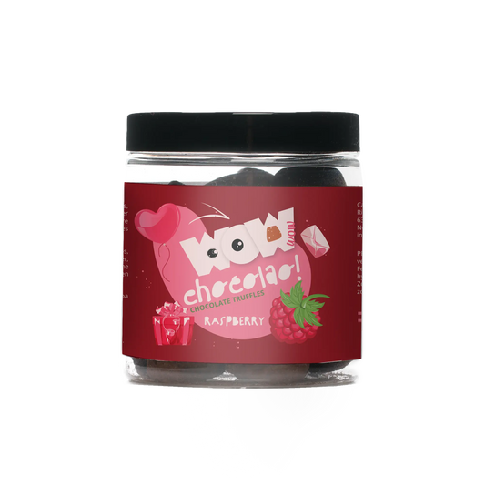 Raspberry Valentine Chocolate Truffles - Gifting jar 130g