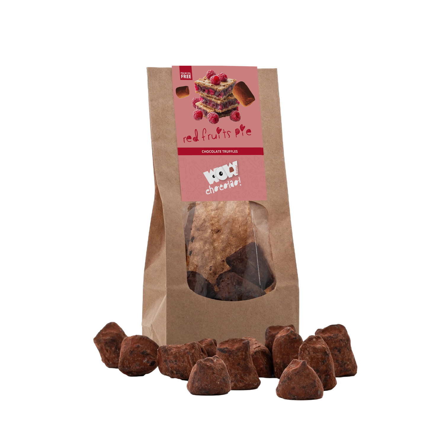 Red Fruit Pie Chocolate Truffles - Biodegradable bag 130g