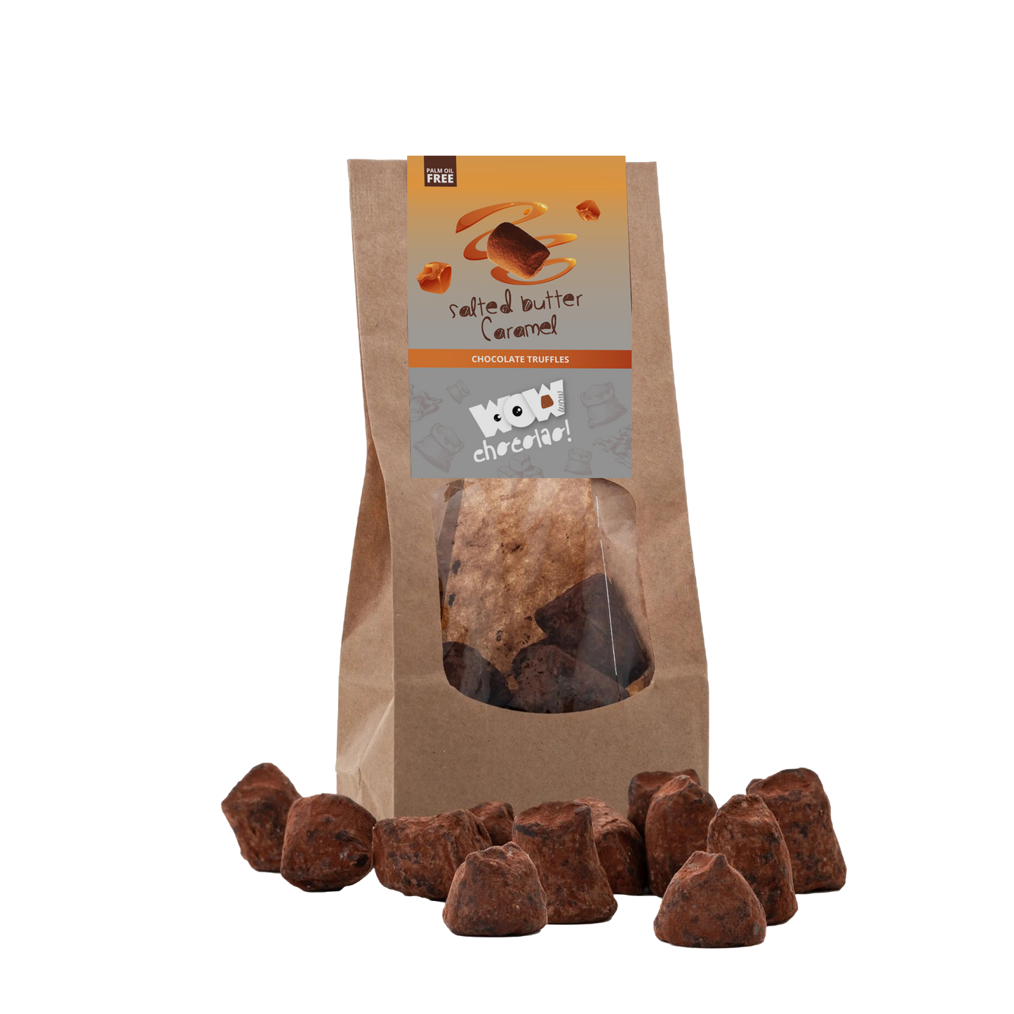 Salted Caramel Chocolate Truffles - Biodegradable bags 130g