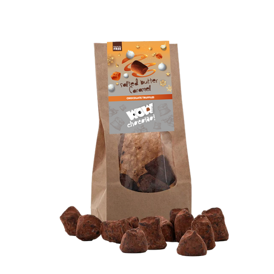 Salted Caramel Chocolate Truffles - Christmas Edition - Biodegradable bags 130g