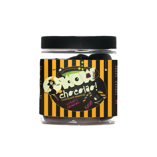 Witch's Cauldron - Halloween Chocolate Truffles - Gifting jar 130g